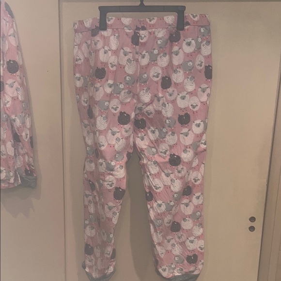 Munki Munki ladies Cozy Pink Sheep Pajamas size XXL preowned - Picture 7 of 7